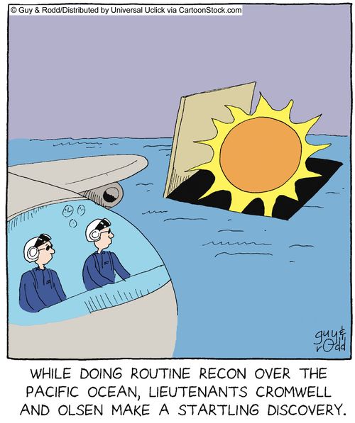 While doing routine recon over the pacific ocean, lietenants Cromwell and Olsen make a startling discovery.