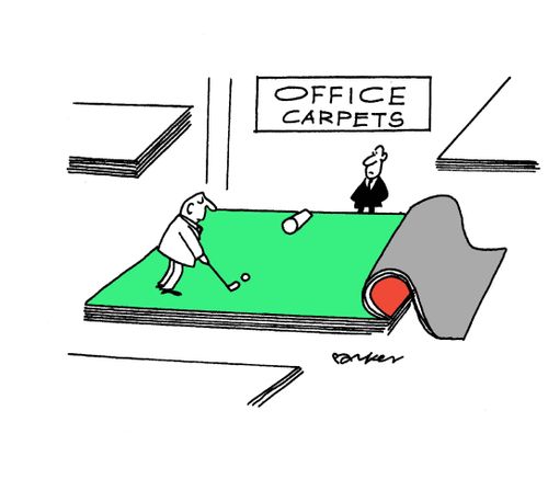 'Office carpets.'