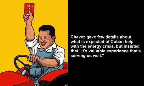 Chavez gave few details of what is expected of Cuban help.