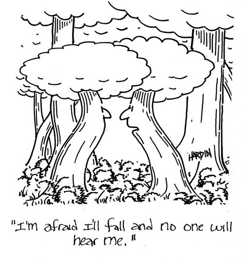 'I'm afraid I'll fall and no one will hear me.'