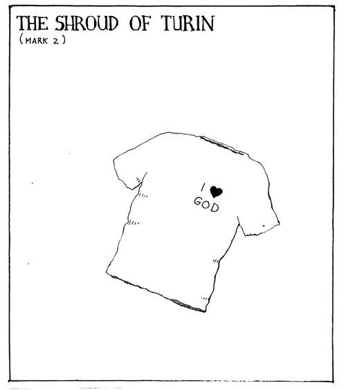 'The shroud of Turin, I love God'