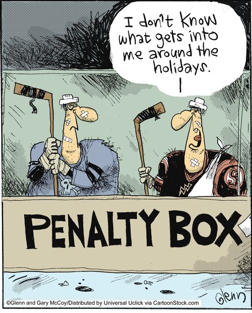'I don't know what gets into me around the holidays.'