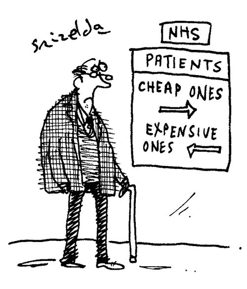 NHS Patients - Cheap ones and expensive ones