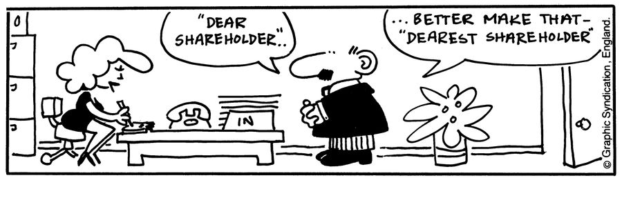 'Dear Shareholder...'