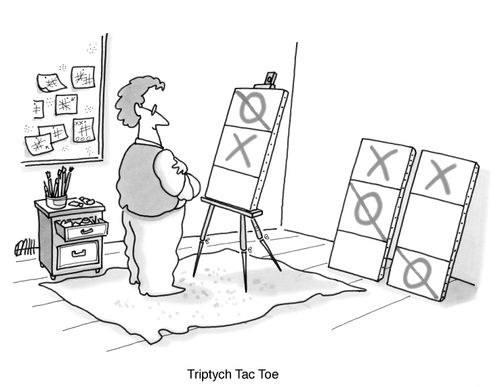 Triptych Tac Toe.