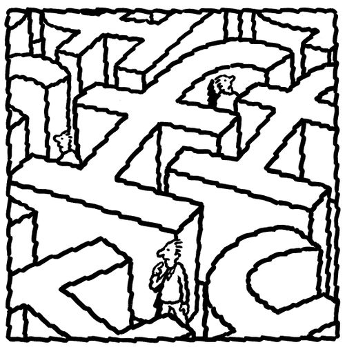 Money maze.