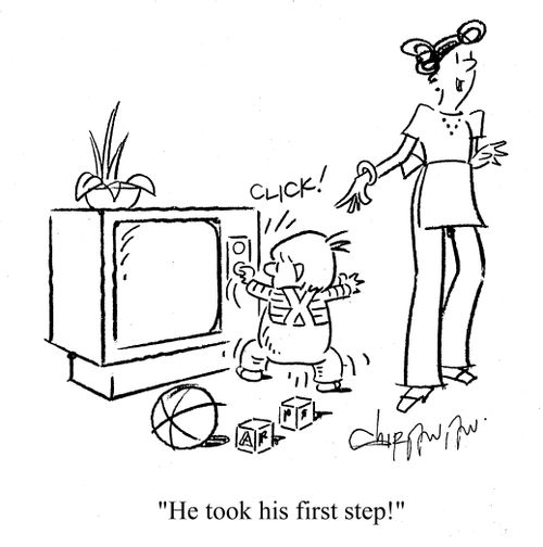 'He took his first step!'