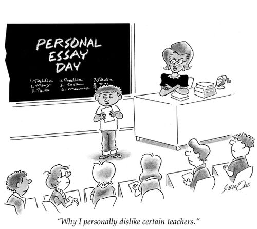 'Why I personally dislike certain teachers.'
