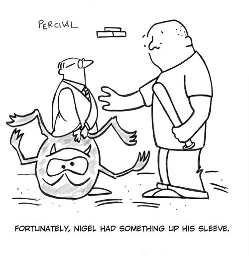 Fortunately, Nigel had something up his sleeve.