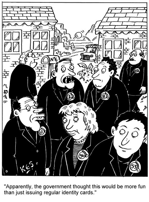 'Apparently, the government thought this would be more fun than just issuing regular identity cards.'