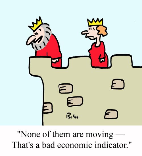 "None of them are moving - That's a bad economic indicator."