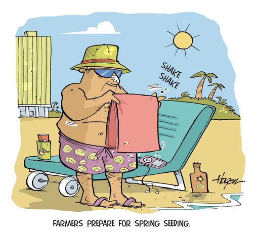 Farmers prepare for spring seeding.