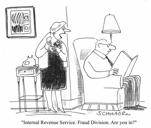 Internal Revenue Service, Fraud Division. Are you in?