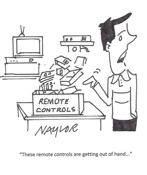 "These remote controls are getting out of hand..."
