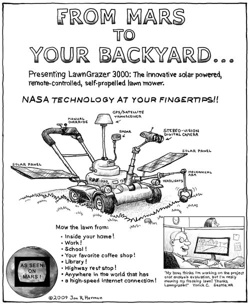 LawnGrazer 3000; The Solar Powered, Remote Controlled Lawnmower