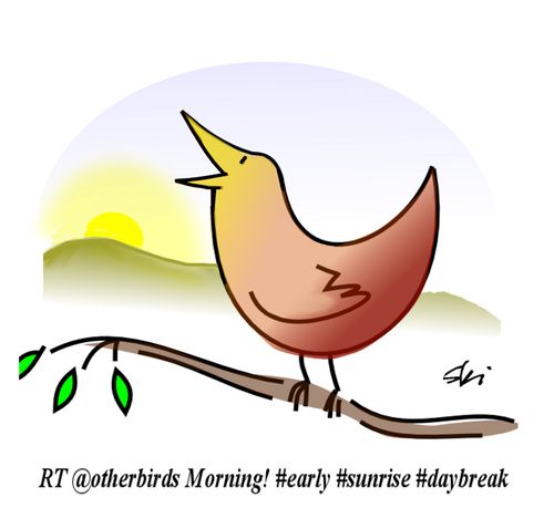 RT@otherbirds Morning! #early #sunrise #daybreak.