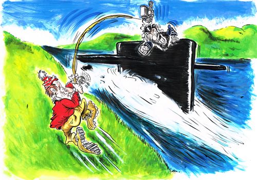 The Submarine and the Fisherman