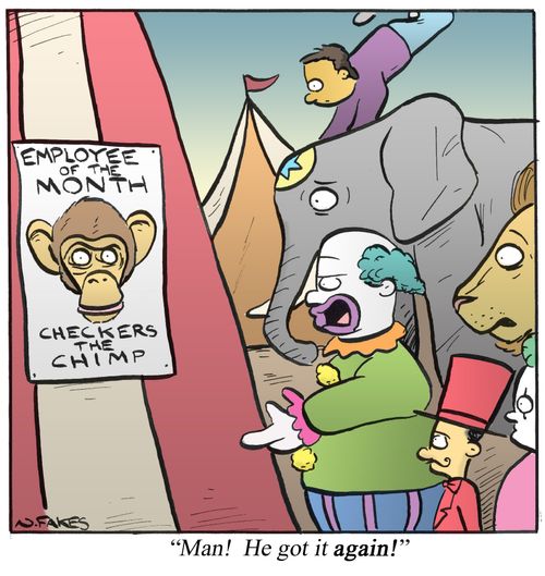 'Man! He got it again!'
