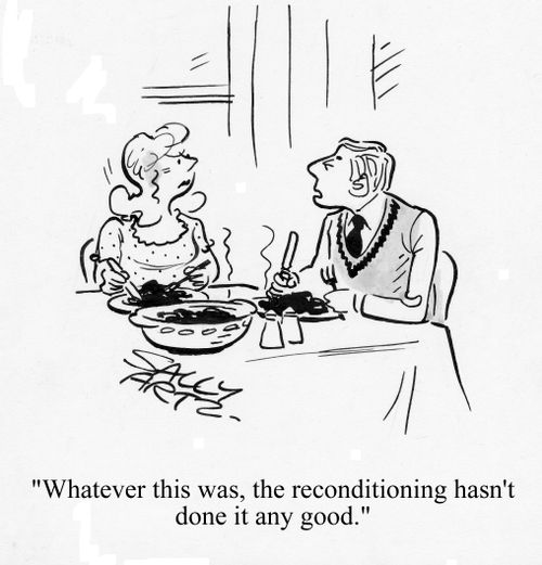 'Whatever this was, the reconditioning hasn't done it any good.'
