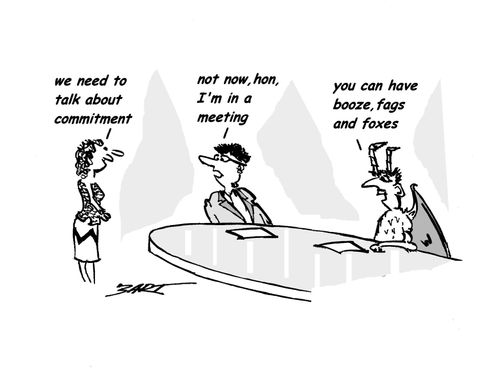 'We need to talk about commitment.'