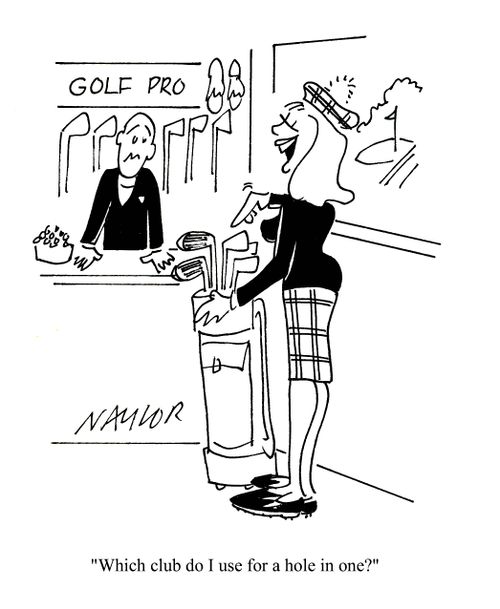 'Which club do I use for a hole in one?'