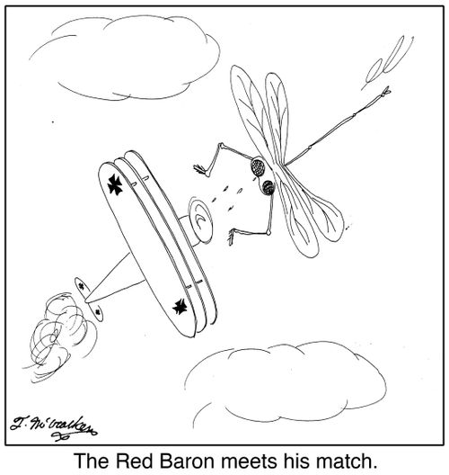 The Red Baron meets his match.