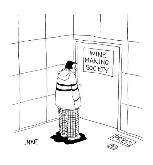 Wine Making Society (Press buzzer on the floor).