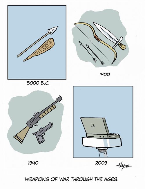 Weapons of War Through the Ages.