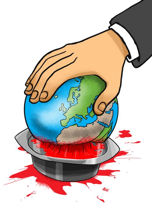 Squeezing the Earth.