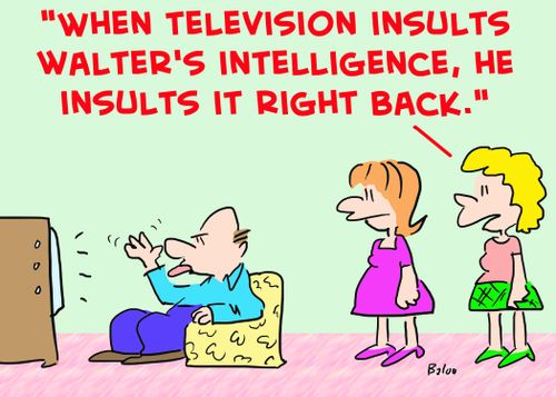 'When television insults Walter's intelligence, he insults it right back.'