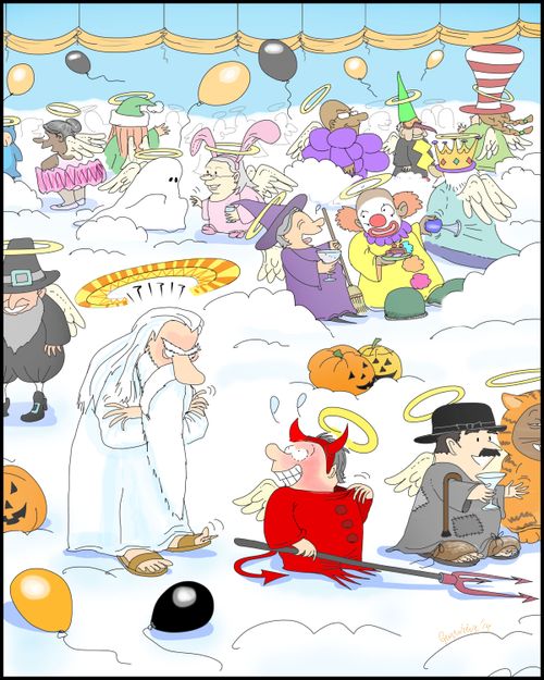 Halloween Party in Heaven