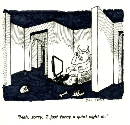 'Nah, sorry, I just fancy a quiet night in.'