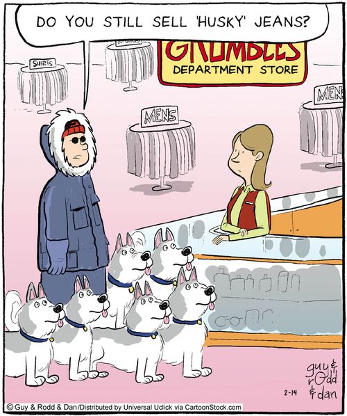 'Do you still sell 'husky' jeans?'