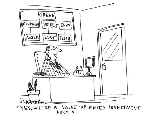 'Yes, we;re a value-orientated investment fund.'