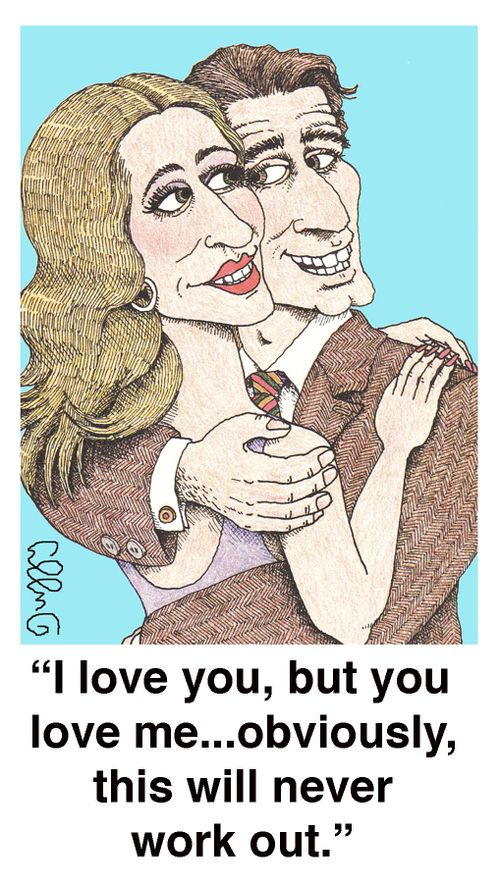 'l love you, but you love me...obviously, this will never work out.'