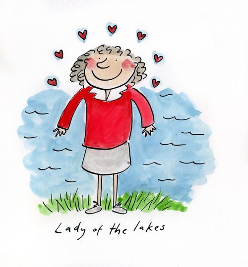 Lady of the lakes.