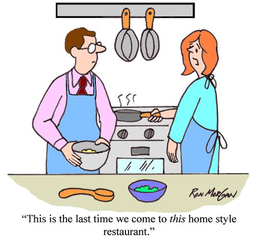 'This is the last time we come to this homestyle restaurant.'