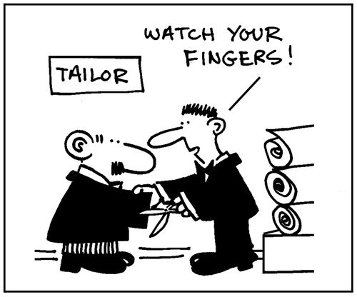 'Watch your fingers.'