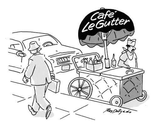 Cafe Le Gutter.