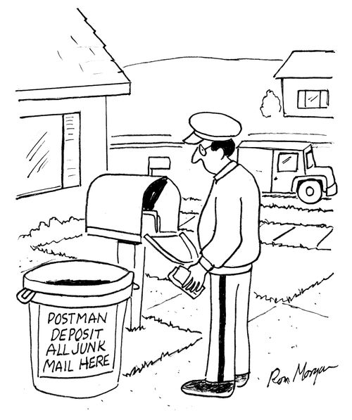 Postman Deposit All Junk Mail Here. 
