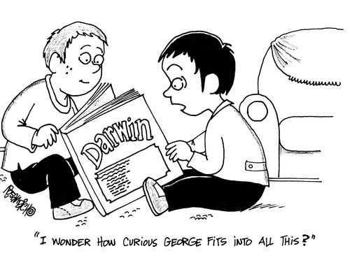 'I wonder how Curious George fits into all this?'