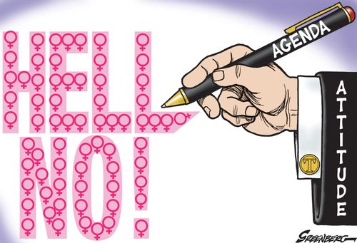 The Trump Agenda is resisted by women.
