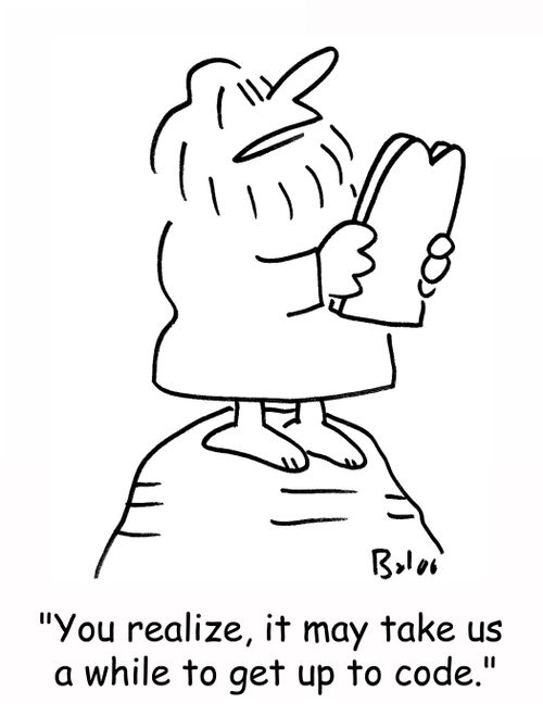 'You realize, it may take us a while to get up to code.'