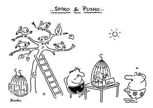 Spiro & Pusho: The Bird Seller.