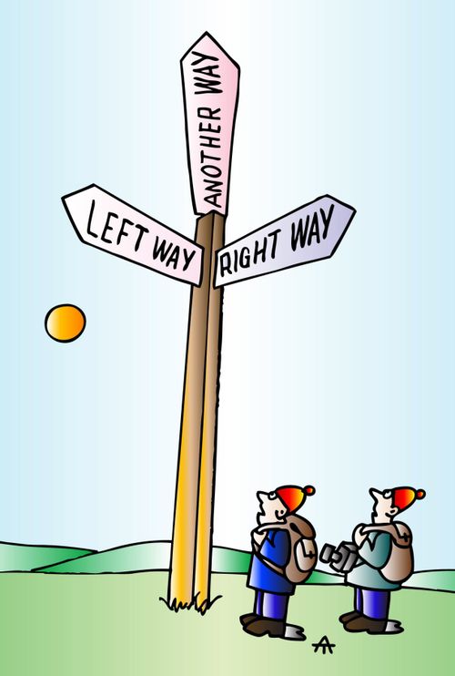 Left Way, Right Way and Another Way.
