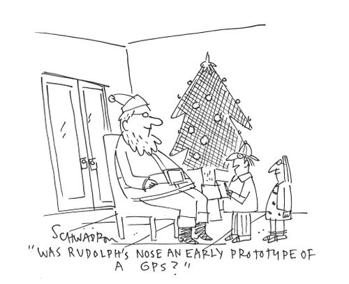 'Was Rudolph's nose an early prototype of a GPS?'