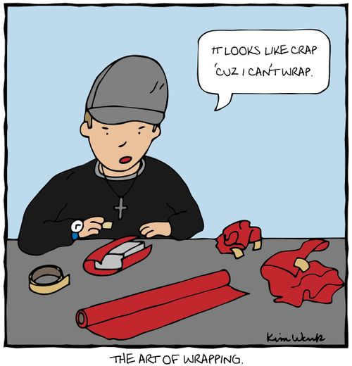 The art of wrapping.