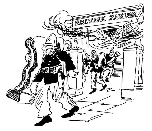 Fire at the British Museum
