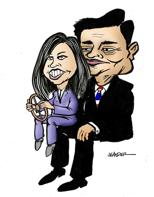 Yingluck Shinawatra - first female prime minister in Thailand