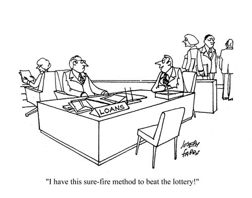 'I have this sure-fire method to beat the lottery!'